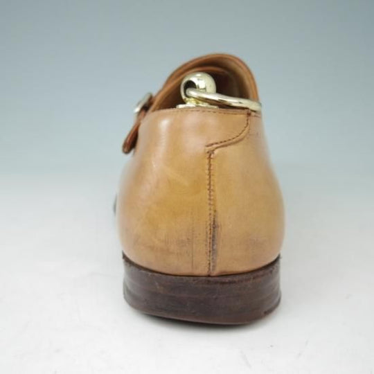 ★クロケット&ジョーンズ 8E 【★(英)ポールスミス別注/Paul Smith】サイドモンク/カーフ/茶/メンズ/Crockett&Jones★a399