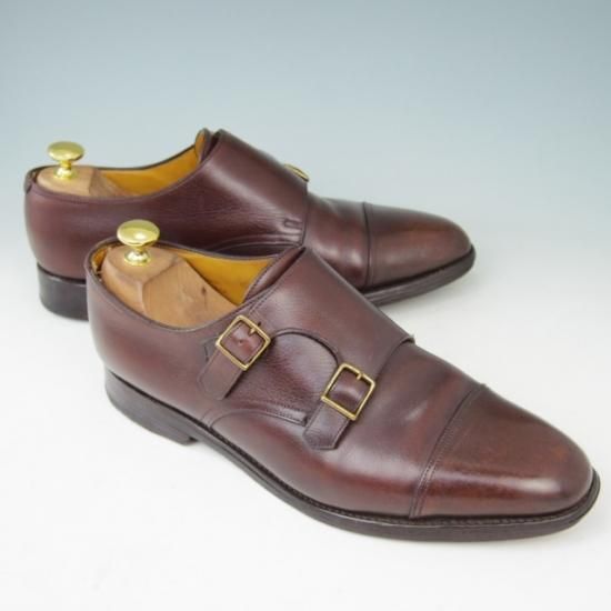 ★ジョンロブ 9EE【定価￥206,800-★WILLIAM/ウィリアム】9795ラスト/ダブルモンク/カーフ/赤茶/メンズ/JOHN LOBB★a403