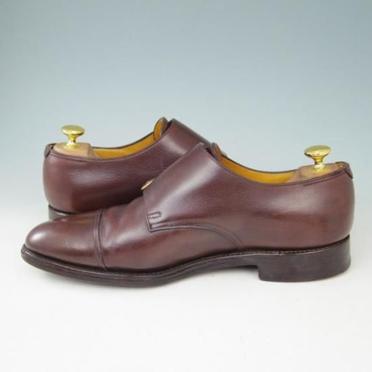 ★ジョンロブ 9EE【定価￥206,800-★WILLIAM/ウィリアム】9795ラスト/ダブルモンク/カーフ/赤茶/メンズ/JOHN LOBB★a403