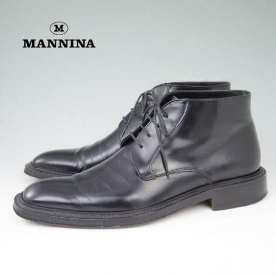 極美品★(伊)Mannina/マンニーナ 42.5【★メンズ】ブーツ★a404