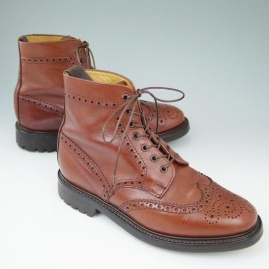 極上★サンダース 8.5【靴★英国製】SANDERS★a406