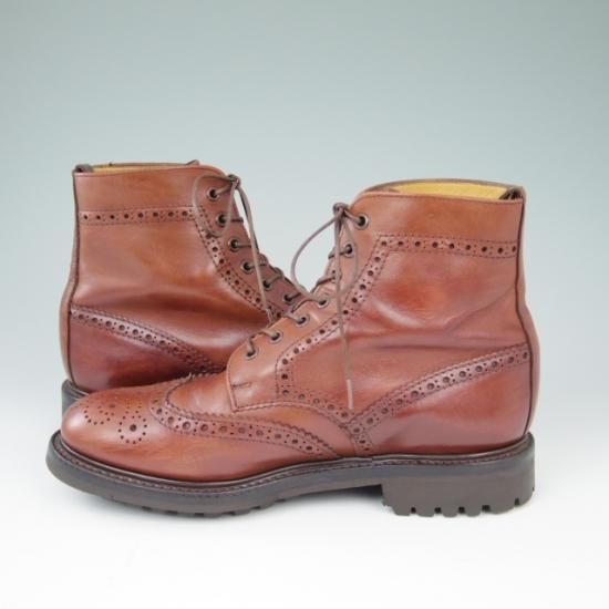 極上★サンダース 8.5【靴★英国製】SANDERS★a406