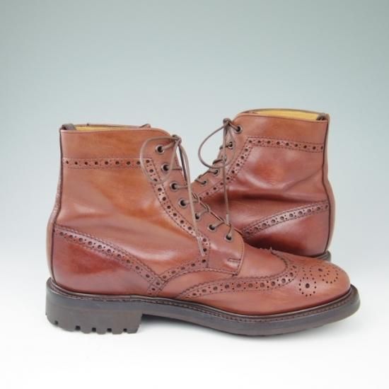 極上★サンダース 8.5【靴★英国製】SANDERS★a406