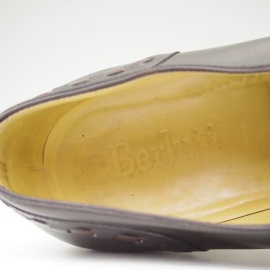 極上★Berluti/ベルルッティ 6.5【メンズ★希少デザイン!!】★a409