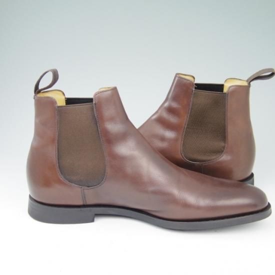 極美品★チャーチ85G/UK8.5【★サイドゴアブーツ/ELY】138ラスト/カーフ/黒/4都市ロゴ/メンズ/Church's★a411
