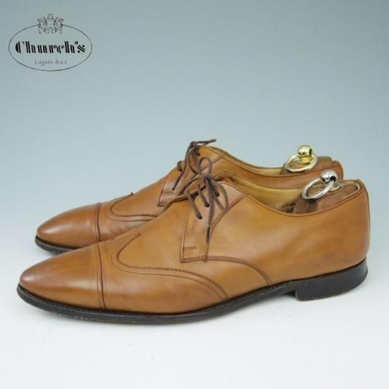 ★チャーチ 70F/UK7【貴重★(伊)JILSANDER別注/ジルサンダー】9746ラスト/ストレートチップ/カーフ/茶/メンズ/Church's★a413