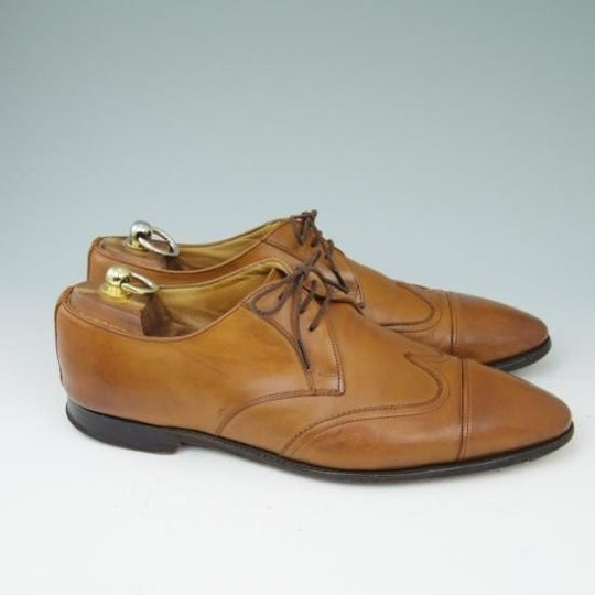 ★チャーチ 70F/UK7【貴重★(伊)JILSANDER別注/ジルサンダー】9746ラスト/ストレートチップ/カーフ/茶/メンズ/Church's★a413