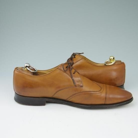 ★チャーチ 70F/UK7【貴重★(伊)JILSANDER別注/ジルサンダー】9746ラスト/ストレートチップ/カーフ/茶/メンズ/Church's★a413