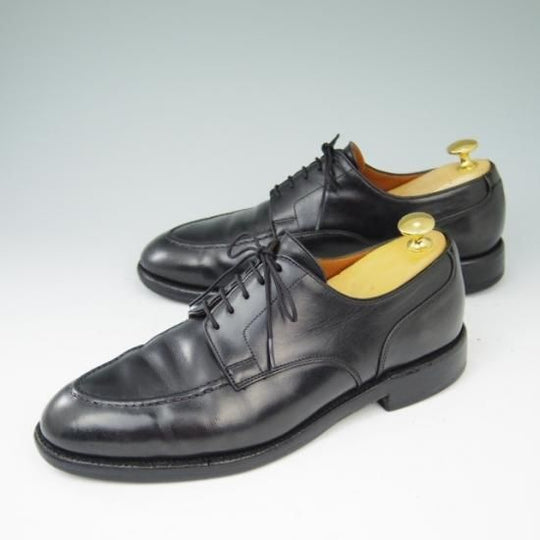 ★クロケット&ジョーンズ UK7/US7.5D【★(米)ラルフローレン別注/POLO Ralph Lauren】Uチップ/カーフ/黒/メンズ/Crockett&Jones★a417