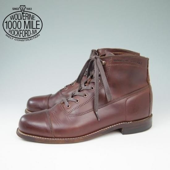 極美品★ウルヴァリン8.5D【WOLVERINE★1000マイルブーツ】靴★a425