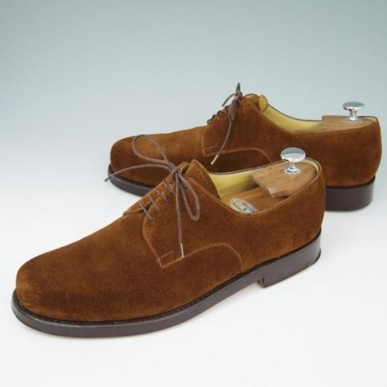 極美品★VASS/ヴァーシュUK9程度【★スエード】プレーントゥ★a427