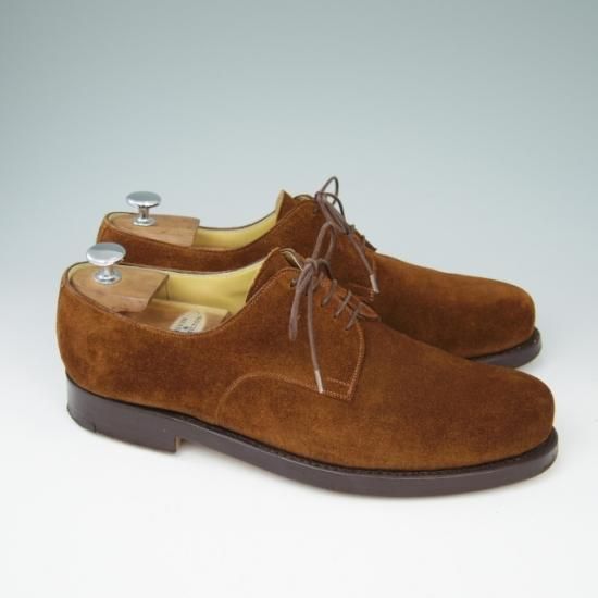 極美品★VASS/ヴァーシュUK9程度【★スエード】プレーントゥ★a427