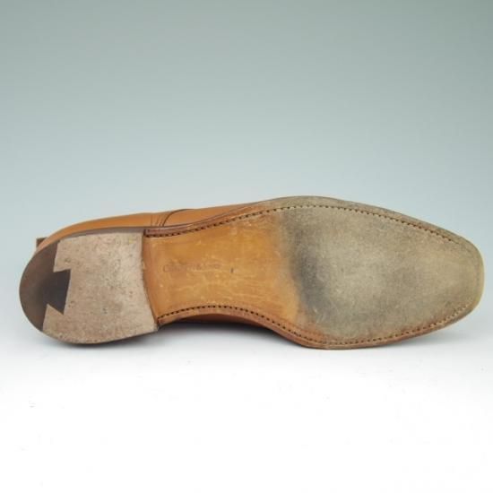 極美品★クロケット&ジョーンズ 8D【★UNITED ARROWS/ユナイテッドアローズ別注】SHANNON/ブーツ/カーフ/茶/メンズ/Crockett&Jones★a429