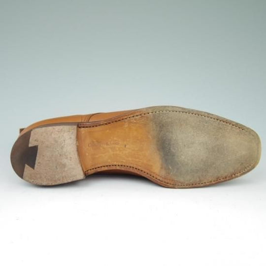 極美品★クロケット&ジョーンズ 8D【★UNITED ARROWS/ユナイテッドアローズ別注】SHANNON/ブーツ/カーフ/茶/メンズ/Crockett&Jones★a429