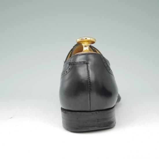 ★クロケット&ジョーンズ 6.5E【★SHIPS別注/シップス】オックスフォードシューズ/DRUMMOND/348ラスト/カーフ/黒/メンズ/Crockett&Jones★a431