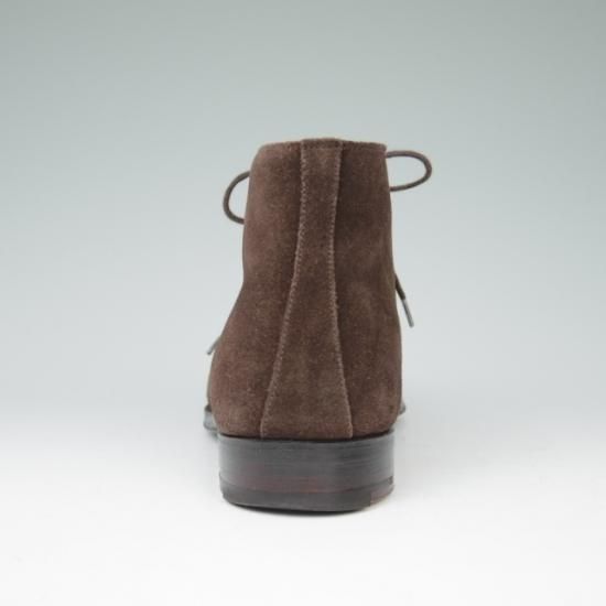 極美品★クロケット&ジョーンズ 5.5E【★チャートシー/CHERTSEY】チャッカブーツ/224ラスト/スエード/濃茶/Crockett&Jones★a432