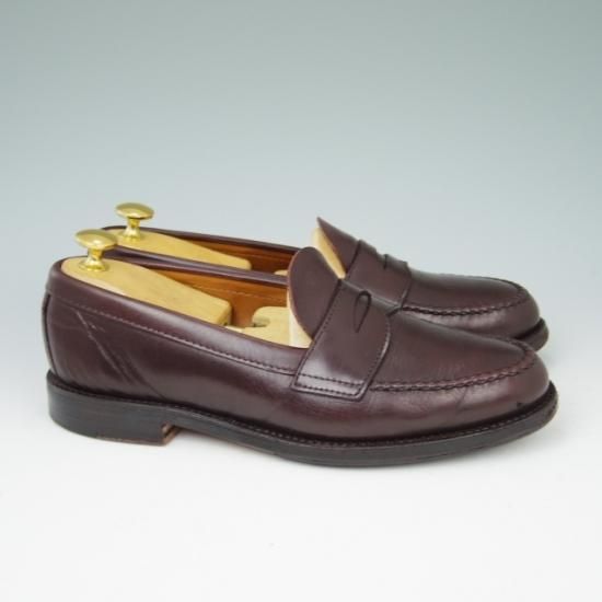 美品★オールデン7E【★ブルックスブラザーズ別注/Brooks Brothers】6206/コインローファー/カーフ/濃茶/Alden★a434