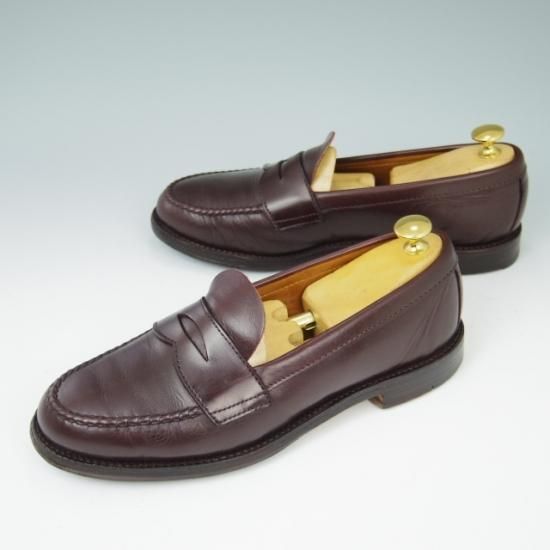 美品★オールデン7E【★ブルックスブラザーズ別注/Brooks Brothers】6206/コインローファー/カーフ/濃茶/Alden★a434