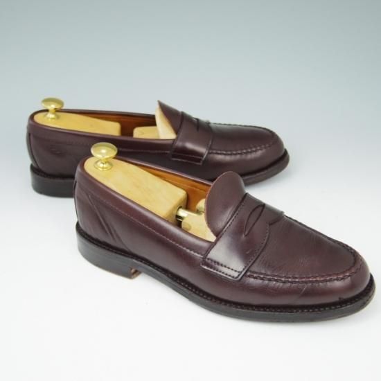 美品★オールデン7E【★ブルックスブラザーズ別注/Brooks Brothers】6206/コインローファー/カーフ/濃茶/Alden★a434
