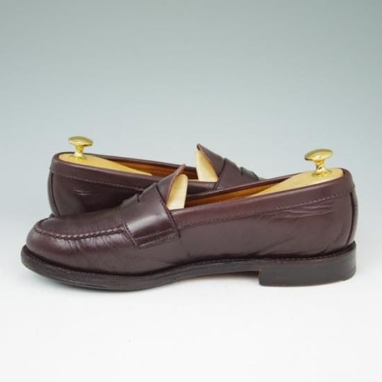 美品★オールデン7E【★ブルックスブラザーズ別注/Brooks Brothers】6206/コインローファー/カーフ/濃茶/Alden★a434
