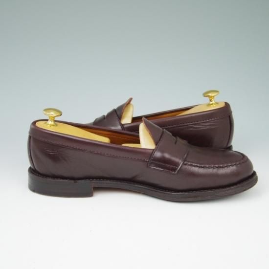 美品★オールデン7E【★ブルックスブラザーズ別注/Brooks Brothers】6206/コインローファー/カーフ/濃茶/Alden★a434