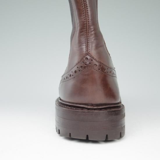 極上★トリッカーズ SIZE 7.5【★サイドゴアブーツ/コマンドソール仕様】カーフ/濃茶/Tricker's★a435