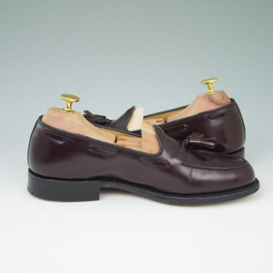 極美品★チャーチ60F/UK6【★ポリッシュドバインダーカーフ/KEATS 2/キーツ2】5都市ロゴ/93ラスト/タッセルローファー/Church's★a436