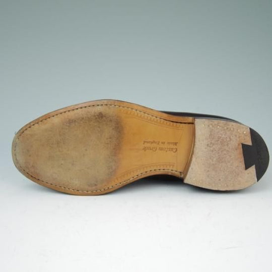 極美品★チャーチ60F/UK6【★ポリッシュドバインダーカーフ/KEATS 2/キーツ2】5都市ロゴ/93ラスト/タッセルローファー/Church's★a436