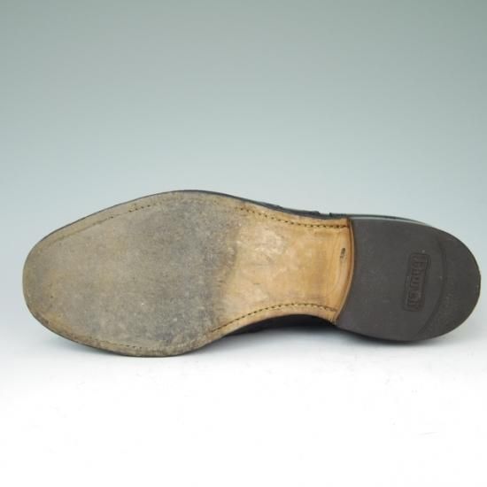 極上★チャーチ 85F/UK8.5【定価￥96,800-★BURWOOD/バーウッド】81ラスト/4都市ロゴ/ポリッシュドバインダーカーフ/黒/Church's★a437