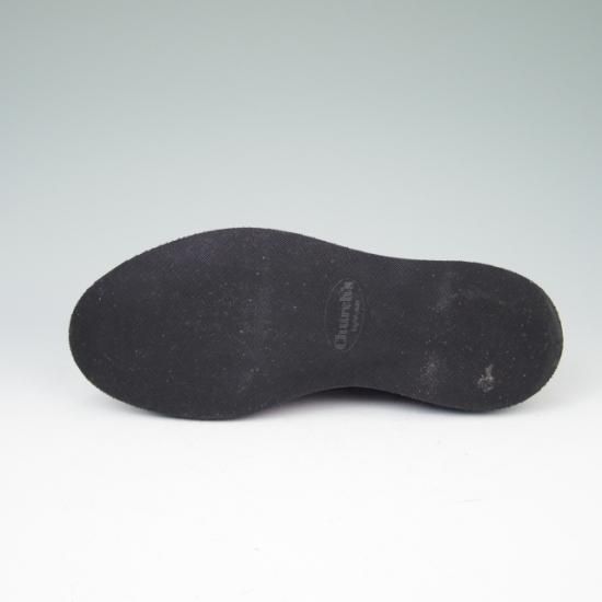 極美品★チャーチ 60F/UK6【貴重モデル★STRATFORD/142ラスト】プレーントゥ/カーフ/紺/メンズ/Church's★a438