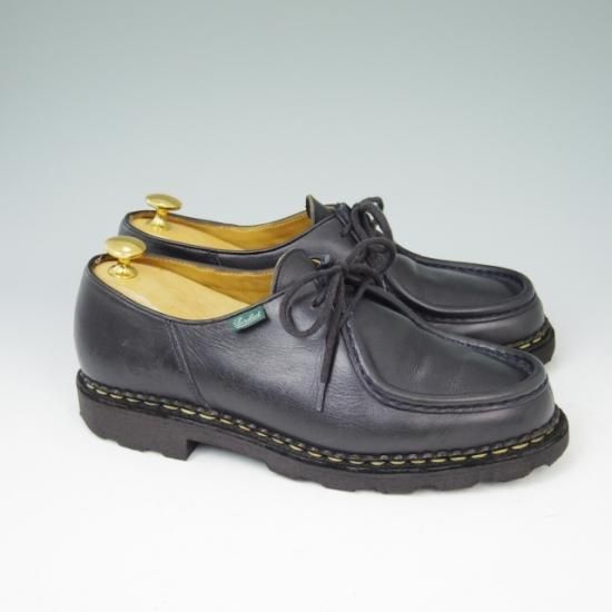 極上★パラブーツ SIZE 40【★MICHAEL/ミカエル】紺/リスレザー/マルシェソール/Paraboot★a440