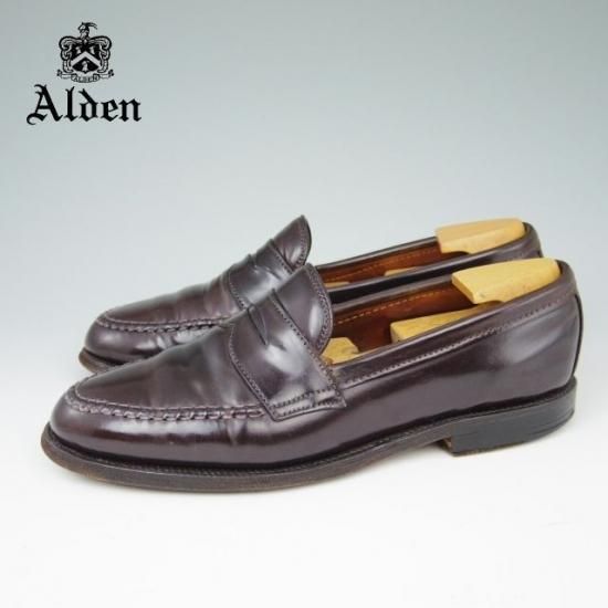 [極美品] Alden 99161 コードバン ペニーローファー 9.5 D 極美品] Alden 99161 コードバン ペニーローファー 9.5 D