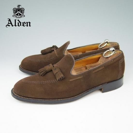 極美品★ALDEN 8.5D【★ローファー】ブルックスブラザーズ別注★a444