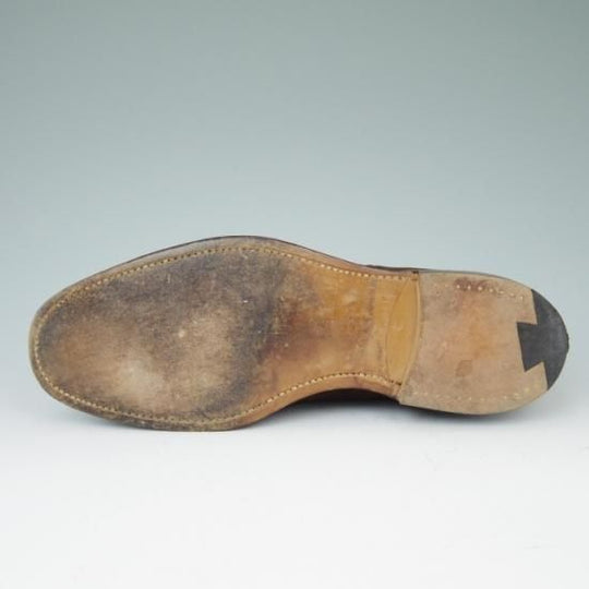 美品★チャーチ 80F/UK8【貴重★コンサル同仕様/100ラスト】Aberdeen/ストレートチップ/スエード/茶★a448