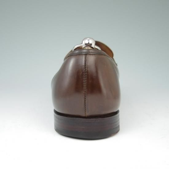 極上★クロケット&ジョーンズ 7.5E【貴重★濃茶/コードバン仕様/HARVARD】314ラスト/コインローファー/Crockett&Jones★a449