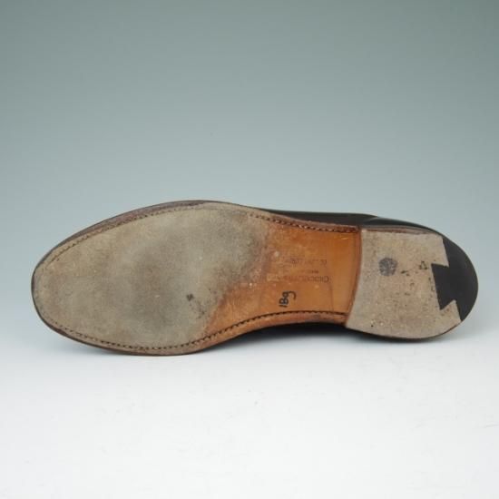 極上★クロケット&ジョーンズ 7.5E【貴重★濃茶/コードバン仕様/HARVARD】314ラスト/コインローファー/Crockett&Jones★a449