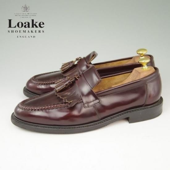 極上☆(英)Loake/ローク 10【☆キルト】タッセル ローファー☆a458
