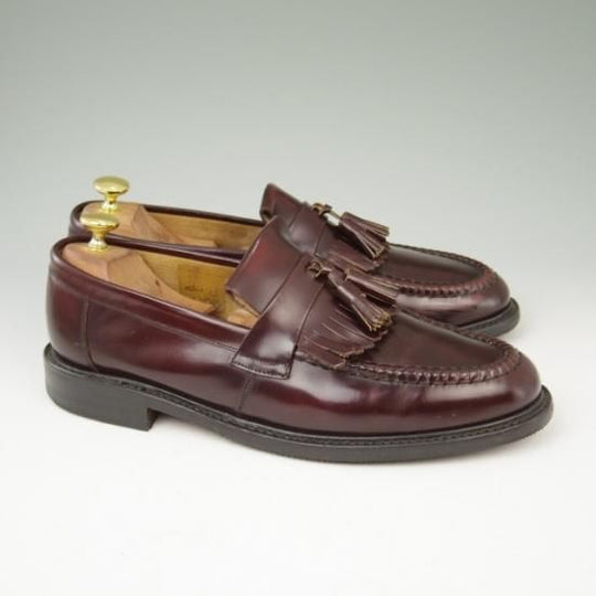 極上★(英)Loake/ローク 10【★キルト】タッセル ローファー★a458