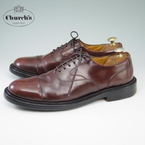 極上★チャーチ 70D/UK7【貴重★103ラスト仕様/ストレートチップ】カーフ/赤茶/メンズ/Church's★a465