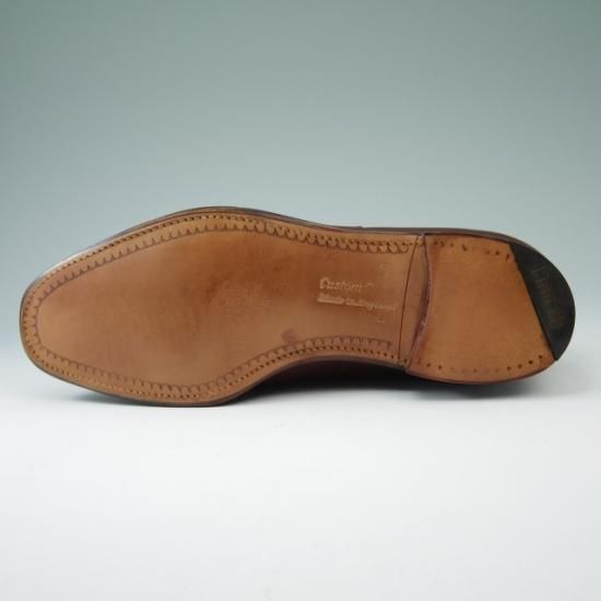 未使用★チャーチ 60D/UK6【旧チャーチ★CONSUL/コンサル/73ラスト】3都市ロゴ/ストレートチップ/カーフ/茶/Church's★a466