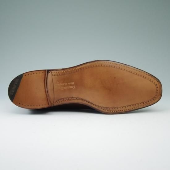 未使用★チャーチ 60D/UK6【旧チャーチ★CONSUL/コンサル/73ラスト】3都市ロゴ/ストレートチップ/カーフ/茶/Church's★a466