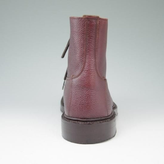 極美品★トリッカーズ 8【貴重★BURFORD/プレーントゥブーツ/SUPER BOOTS】カーフ/茶/メンズ/Tricker's★a468