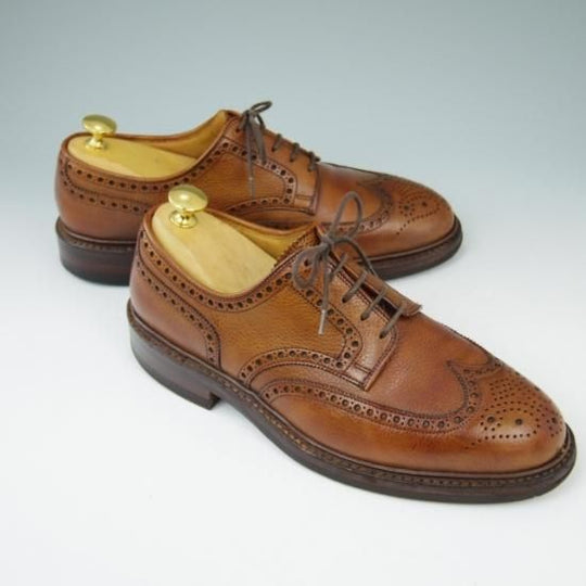 極上★クロケット＆ジョーンズ 6E【定価￥92,880-★ダイナイトソール仕様/PEMBROKE】325ラスト/ペンブローク/茶/Crockett&Jones★a471