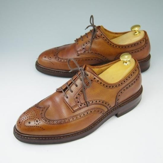 極上★クロケット＆ジョーンズ 6E【定価￥92,880-★ダイナイトソール仕様/PEMBROKE】325ラスト/ペンブローク/茶/Crockett&Jones★a471