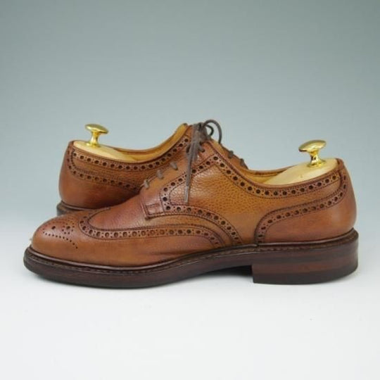 極上★クロケット＆ジョーンズ 6E【定価￥92,880-★ダイナイトソール仕様/PEMBROKE】325ラスト/ペンブローク/茶/Crockett&Jones★a471