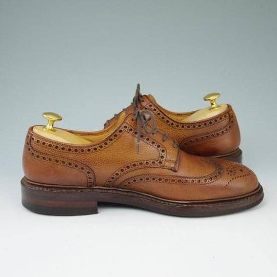 極上★クロケット＆ジョーンズ 6E【定価￥92,880-★ダイナイトソール仕様/PEMBROKE】325ラスト/ペンブローク/茶/Crockett&Jones★a471