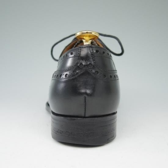 極上★チャーチ60G/UK6【旧チャーチ★ディプロマット/DIPLOMAT/73ラスト】3都市ロゴ/セミブローグ/黒/メンズ/Church's★a481