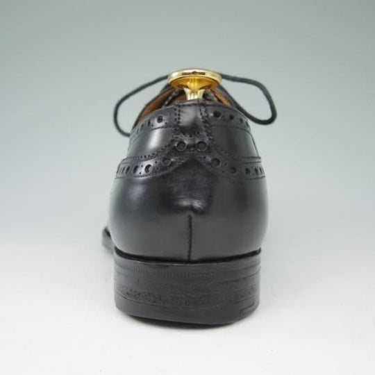 極上★チャーチ60G/UK6【旧チャーチ★ディプロマット/DIPLOMAT/73ラスト】3都市ロゴ/セミブローグ/黒/メンズ/Church's★a481