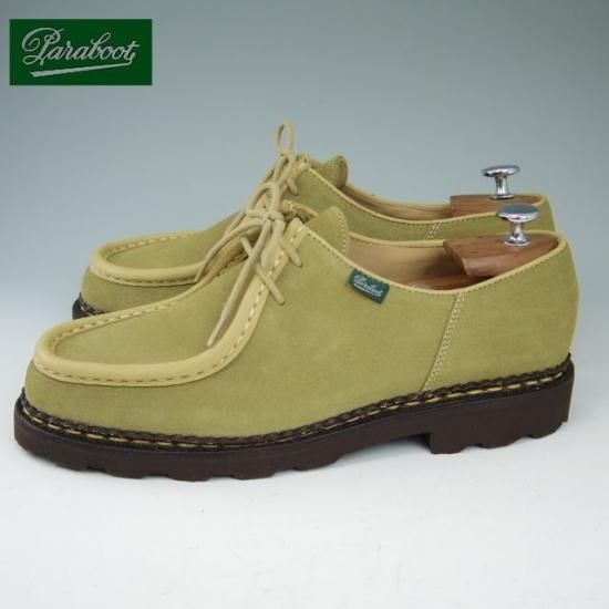 新品★パラブーツ SIZE 43【★MICHAEL/ミカエル】薄茶/スエード/マルシェソール/Paraboot★a483