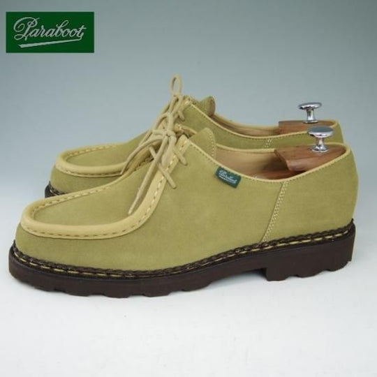 新品★パラブーツ SIZE 43【★MICHAEL/ミカエル】薄茶/スエード/マルシェソール/Paraboot★a483